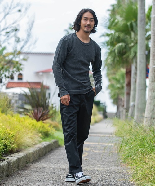 JEMORGAN(ジェーイーモーガン)の「『JEMORGAN LONG JOHNS/ジェーイーモーガンロングジョーンズ』L/S クルーネック長袖Tシャツ【+】(Tシャツ/カットソー・メンズ・カーキ/ナチュラル/杢グレー/ブラック/ネイビー/ホワイト/チャコール・S/L/M/XL)」の15枚目の写真