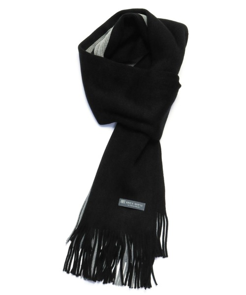 TOKYO SHIRTS（トウキョウシャツ）の「大柄ラッセル ベーシックマフラー（マフラー・メンズ・ワイン系1/グレー系1/ネイビー系1/ワイン系2/ネイビー系2/ブルー/グレー系3/グレー系2・FREE）」の13枚目の写真