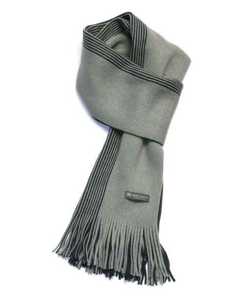 TOKYO SHIRTS（トウキョウシャツ）の「大柄ラッセル ベーシックマフラー（マフラー・メンズ・ワイン系1/グレー系1/ネイビー系1/ワイン系2/ネイビー系2/ブルー/グレー系3/グレー系2・FREE）」の22枚目の写真