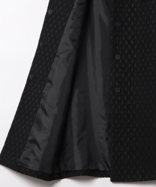 LOULOU WILLOUGHBY サークルジャガード コート 2 オフホワイト セール】【LOULOU WILLOUGHBY】サークルジャガード コート