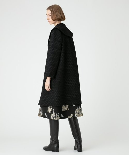 セール】【LOULOU WILLOUGHBY】サークルジャガード コート