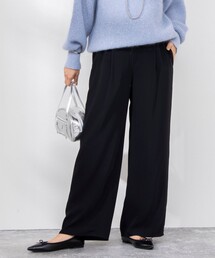 NOLLEY’S Sophi | ウォッシャブルマットサテンワイドパンツ(その他パンツ)
