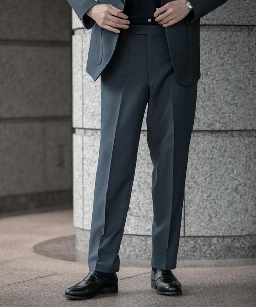 URBAN RESEARCH DOORS(アーバンリサーチドアーズ)の「『イージーケア』LIFE STYLE TAILOR ブラッシュドウールライクコンフォータブルパンツ(スーツパンツ・メンズ・ネイビー/グレー/モカ・SMALL/MEDIUM/LARGE/X-LARGE)」の5枚目の写真