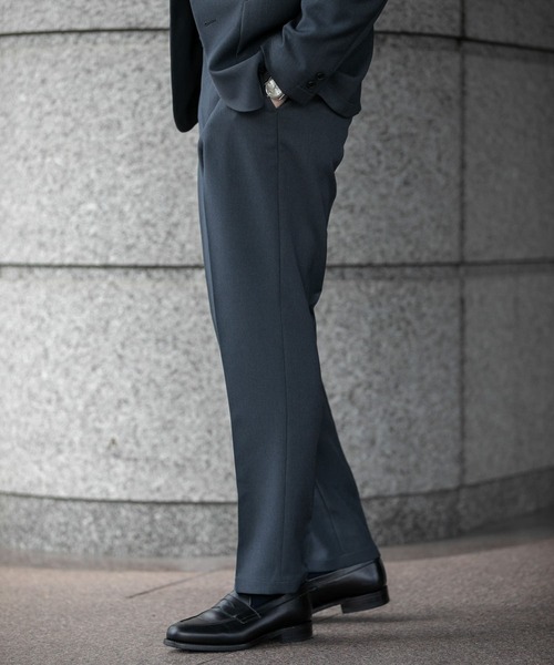 URBAN RESEARCH DOORS(アーバンリサーチドアーズ)の「『イージーケア』LIFE STYLE TAILOR ブラッシュドウールライクコンフォータブルパンツ(スーツパンツ・メンズ・ネイビー/グレー/モカ・SMALL/MEDIUM/LARGE/X-LARGE)」の7枚目の写真