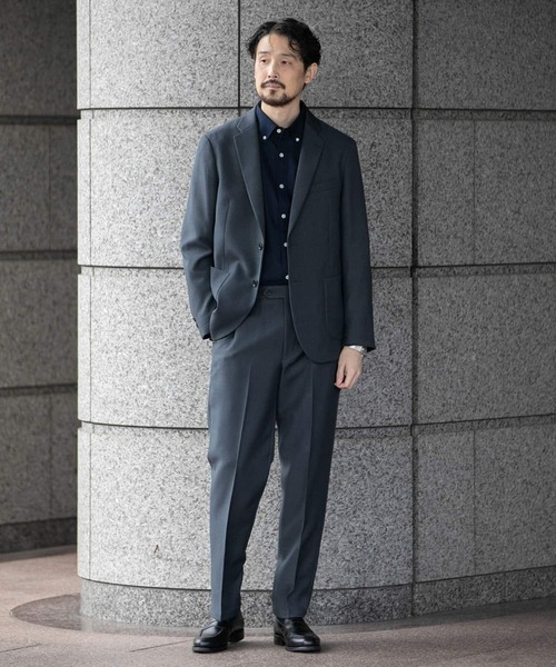 URBAN RESEARCH DOORS(アーバンリサーチドアーズ)の「『イージーケア』LIFE STYLE TAILOR ブラッシュドウールライクコンフォータブルパンツ(スーツパンツ・メンズ・ネイビー/グレー/モカ・SMALL/MEDIUM/LARGE/X-LARGE)」の8枚目の写真