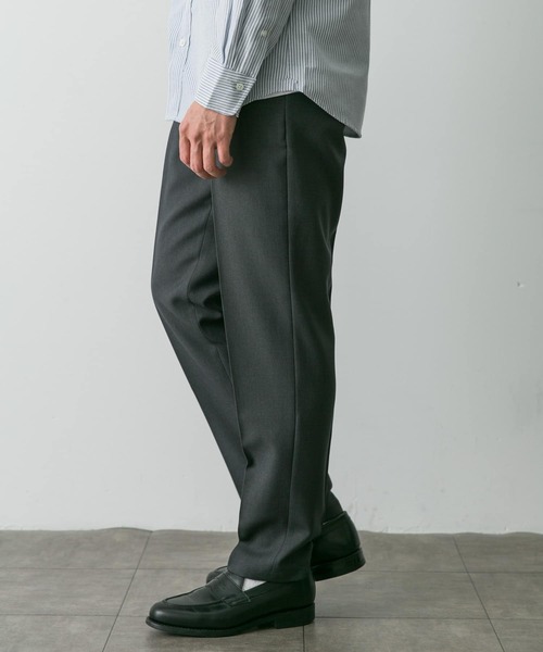 URBAN RESEARCH DOORS(アーバンリサーチドアーズ)の「『イージーケア』LIFE STYLE TAILOR ブラッシュドウールライクコンフォータブルパンツ(スーツパンツ・メンズ・ネイビー/グレー/モカ・SMALL/MEDIUM/LARGE/X-LARGE)」の13枚目の写真