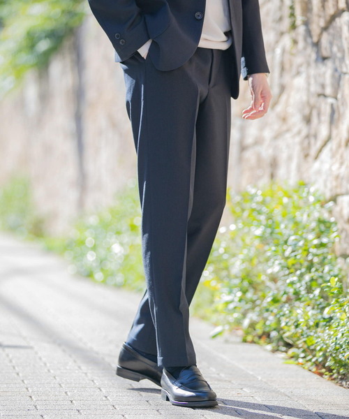 URBAN RESEARCH DOORS(アーバンリサーチドアーズ)の「『イージーケア』LIFE STYLE TAILOR ブラッシュドウールライクコンフォータブルパンツ(スーツパンツ・メンズ・ネイビー/グレー/モカ・SMALL/MEDIUM/LARGE/X-LARGE)」の19枚目の写真