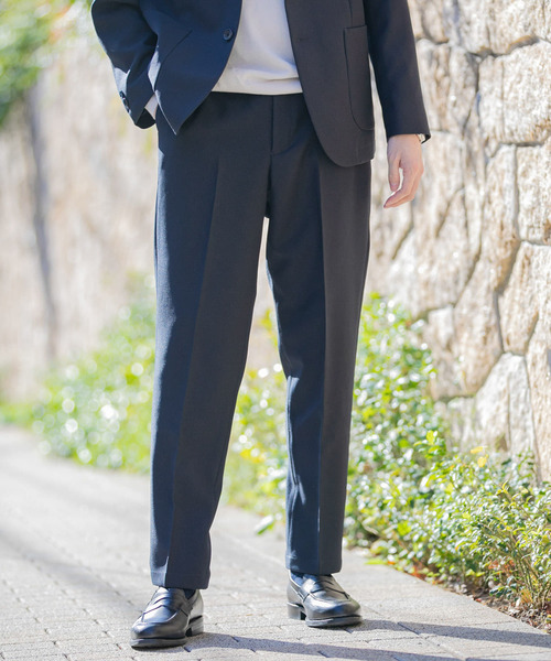URBAN RESEARCH DOORS(アーバンリサーチドアーズ)の「『イージーケア』LIFE STYLE TAILOR ブラッシュドウールライクコンフォータブルパンツ(スーツパンツ・メンズ・ネイビー/グレー/モカ・SMALL/MEDIUM/LARGE/X-LARGE)」の20枚目の写真