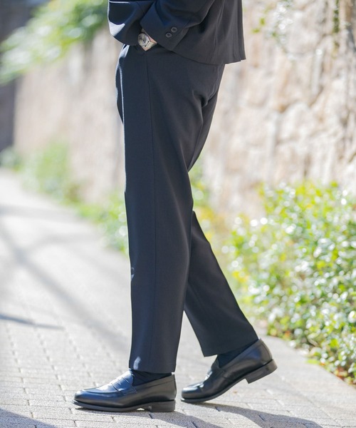 URBAN RESEARCH DOORS(アーバンリサーチドアーズ)の「『イージーケア』LIFE STYLE TAILOR ブラッシュドウールライクコンフォータブルパンツ(スーツパンツ・メンズ・ネイビー/グレー/モカ・SMALL/MEDIUM/LARGE/X-LARGE)」の21枚目の写真