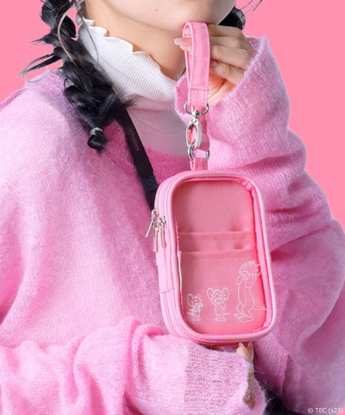 Tom＆Jerry（トムアンドジェリー）の「【公式】TOM and JERRY　推しが尊い　マルチポーチ（ポーチ・レディース・ホワイト/ブルー/イエロー/パープル/レッド/ピンク/オレンジ/グリーン/ブラック・FREE）」の7枚目の写真