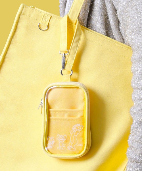 Tom＆Jerry（トムアンドジェリー）の「【公式】TOM and JERRY　推しが尊い　マルチポーチ（ポーチ・レディース・ホワイト/ブルー/イエロー/パープル/レッド/ピンク/オレンジ/グリーン/ブラック・FREE）」の6枚目の写真