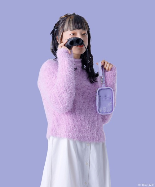 Tom＆Jerry（トムアンドジェリー）の「【公式】TOM and JERRY　推しが尊い　マルチポーチ（ポーチ・レディース・ホワイト/ブルー/イエロー/パープル/レッド/ピンク/オレンジ/グリーン/ブラック・FREE）」の18枚目の写真