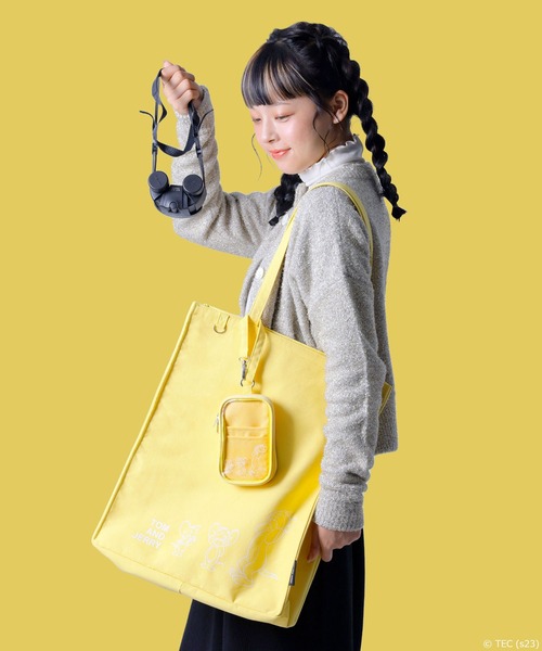 Tom＆Jerry（トムアンドジェリー）の「【公式】TOM and JERRY　推しが尊い　マルチポーチ（ポーチ・レディース・ホワイト/ブルー/イエロー/パープル/レッド/ピンク/オレンジ/グリーン/ブラック・FREE）」の20枚目の写真