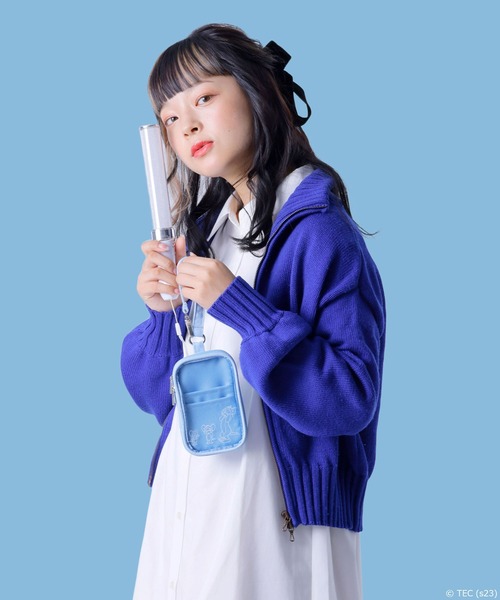 Tom＆Jerry（トムアンドジェリー）の「【公式】TOM and JERRY　推しが尊い　マルチポーチ（ポーチ・レディース・ホワイト/ブルー/イエロー/パープル/レッド/ピンク/オレンジ/グリーン/ブラック・FREE）」の17枚目の写真