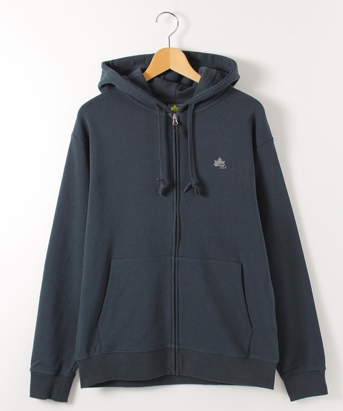 LOGOS park（ロゴスパーク）の「【LOGOS Park/ロゴスパーク】USAコットン裏毛フルZIPパーカー（パーカー・メンズ・杢グレー/ダークグリーン/ダークオレンジ/ネイビー/マスタード/ブラック・M/L/LL）」の5枚目の写真