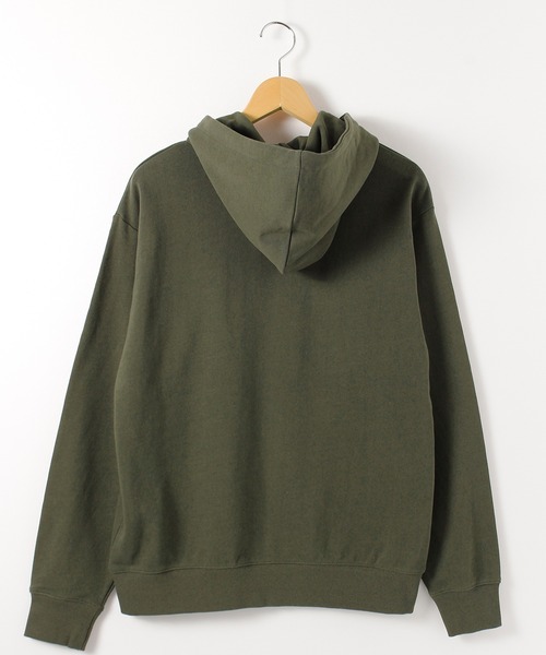 LOGOS park（ロゴスパーク）の「【LOGOS Park/ロゴスパーク】USAコットン裏毛フルZIPパーカー（パーカー・メンズ・杢グレー/ダークグリーン/ダークオレンジ/ネイビー/マスタード/ブラック・M/L/LL）」の17枚目の写真