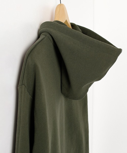 LOGOS park（ロゴスパーク）の「【LOGOS Park/ロゴスパーク】USAコットン裏毛フルZIPパーカー（パーカー・メンズ・杢グレー/ダークグリーン/ダークオレンジ/ネイビー/マスタード/ブラック・M/L/LL）」の8枚目の写真