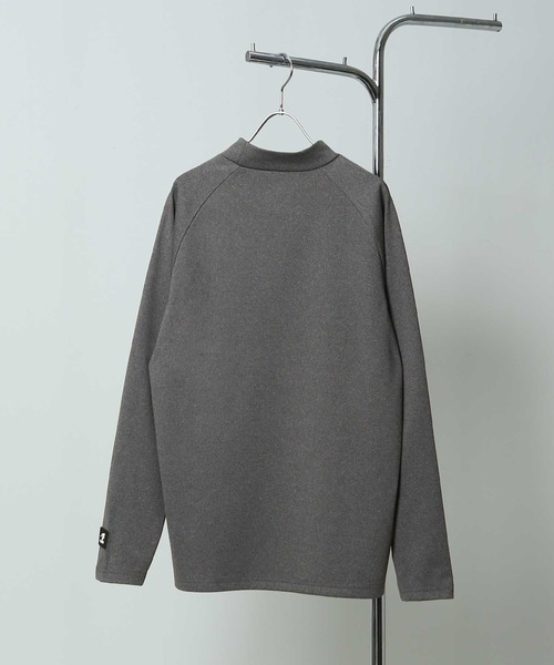 Agsiel(アグシエル)の「【Agsiel】 長袖モックネックTシャツ(Tシャツ/カットソー・メンズ・ネイビー/ブラック/トップグレー/ホワイト・LARGE/X-LARGE/MEDIUM)」の9枚目の写真
