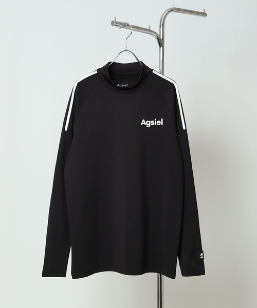 Agsiel(アグシエル)の「【Agsiel】 長袖モックネックTシャツ(Tシャツ/カットソー・メンズ・ネイビー/ブラック/トップグレー/ホワイト・LARGE/X-LARGE/MEDIUM)」の22枚目の写真