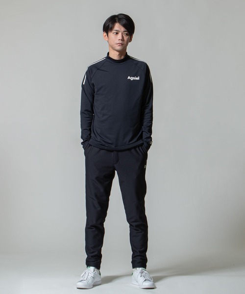 Agsiel(アグシエル)の「【Agsiel】 長袖モックネックTシャツ(Tシャツ/カットソー・メンズ・ネイビー/ブラック/トップグレー/ホワイト・LARGE/X-LARGE/MEDIUM)」の19枚目の写真