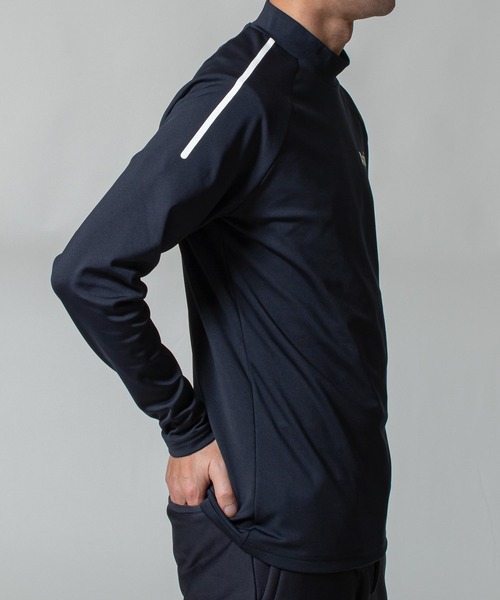 Agsiel(アグシエル)の「【Agsiel】 長袖モックネックTシャツ(Tシャツ/カットソー・メンズ・ネイビー/ブラック/トップグレー/ホワイト・LARGE/X-LARGE/MEDIUM)」の18枚目の写真