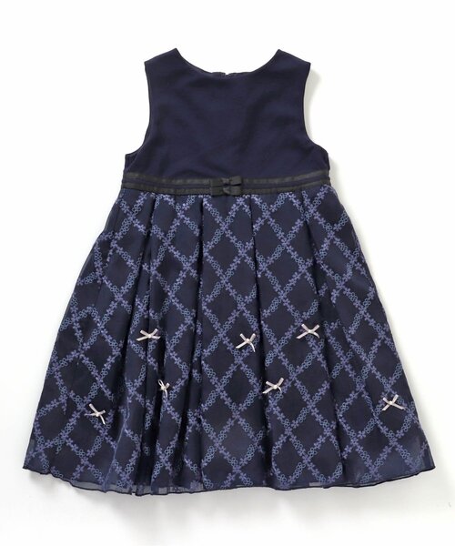 apres les cours（アプレレクール）の「フォーマルジャンパースカート（ワンピース・キッズ・ネイビー/ラベンダー・110/100/120/130）」の12枚目の写真