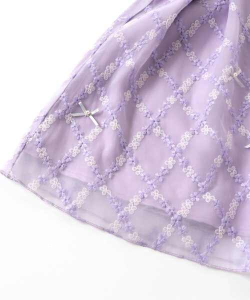 apres les cours（アプレレクール）の「フォーマルジャンパースカート（ワンピース・キッズ・ネイビー/ラベンダー・110/100/120/130）」の22枚目の写真