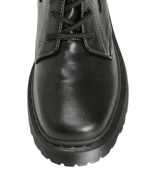 MURUA(ムルーア)の「レースアップショートブーツ(ブーツ・レディース・ブラック/ホワイト・22.5/24.5/23.5)」の7枚目の写真