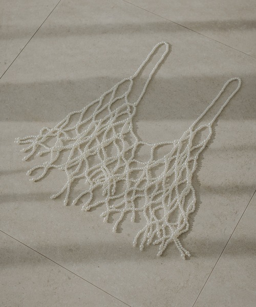 rectangle（レクタングル）の「パールビスチェ（キャミソール・レディース・ホワイト/ブラック/クリア・FREE）」の6枚目の写真