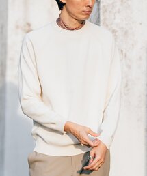 EDIFICE | 14ゲージ アゼ クルーネックニット(ニット/セーター)