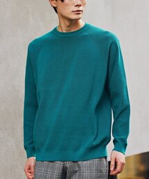 EDIFICE | 14ゲージ アゼ クルーネックニット(ニット/セーター)