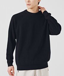 EDIFICE（エディフィス）の「14ゲージ アゼ クルーネックニット（ニット/セーター・メンズ）」