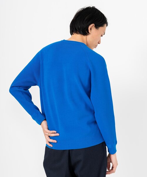 EDIFICE（エディフィス）の「14ゲージ アゼ クルーネックニット（ニット/セーター・メンズ・ベージュ/ホワイト系その他/レッド/グリーン/ブラック/ブルー・LARGE/MEDIUM）」の15枚目の写真