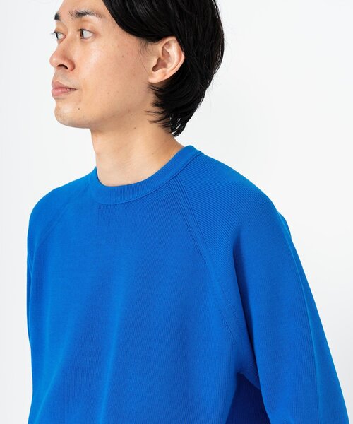 EDIFICE（エディフィス）の「14ゲージ アゼ クルーネックニット（ニット/セーター・メンズ・ベージュ/ホワイト系その他/レッド/グリーン/ブラック/ブルー・LARGE/MEDIUM）」の16枚目の写真