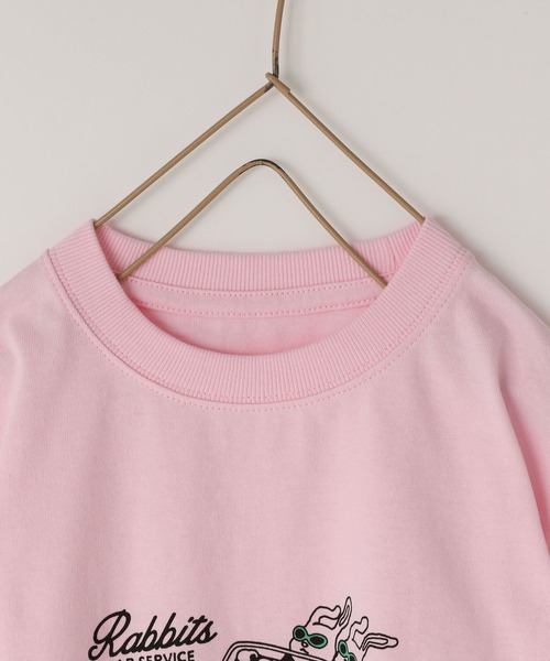 LOWRYS FARM(ローリーズファーム)の「アニマルプリントTシャツ 103007(Tシャツ/カットソー・キッズ・グレー/チャコールグレー/ピンク・110cm/120cm/130cm/140cm/150cm)」の5枚目の写真