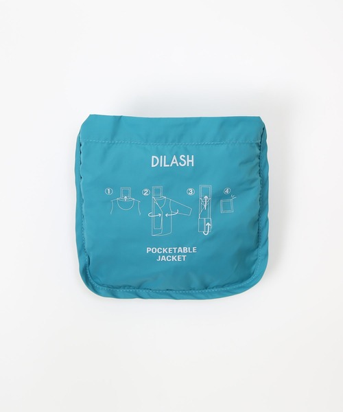 DILASH（ディラッシュ）の「ポケッタブルタフタジャケット（ナイロンジャケット・キッズ・ブラック/グリーン/パープル・130/120/110/100/90/140/80）」の7枚目の写真