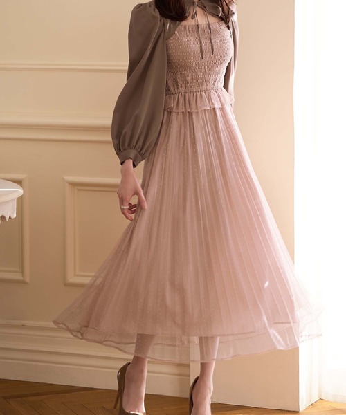 エミリアウィズ　Nebula dot tulle dress エミリアウィズ Nebula dot tulle dress