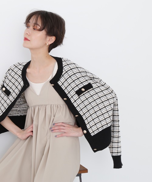 N.（N. Natural Beauty Basic）（エヌエヌナチュラルビューティーベーシック）の「◆ボリュームキャミワンピース（ワンピース・レディース・ベージュ/ブラック/チャコールグレー・MEDIUM）」の22枚目の写真