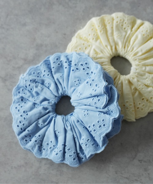 IMARI（イマリ）の「【 IMARI / イマリ 】 パンチングレース ガーリー シュシュ（シュシュ・レディース・ホワイト/ブラック/レッド/イエロー/ブルー/ピンク・FREE）」の21枚目の写真