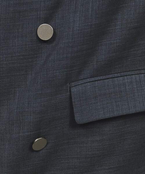 tk.TAKEO KIKUCHI（ティーケータケオキクチ）の「◆テックリネン5分袖ジャケット（セットアップ対応）（テーラードジャケット・メンズ・ライトグレー/ブルー系その他・03/02）」の14枚目の写真