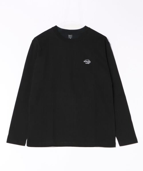NO WAY(ノーウェイ)の「/ミドルウェイト クルーネック刺繍ロングスリーブカットソー(Tシャツ/カットソー・メンズ・ブラック/ブルー/ホワイト・MEDIUM/LARGE)」の8枚目の写真