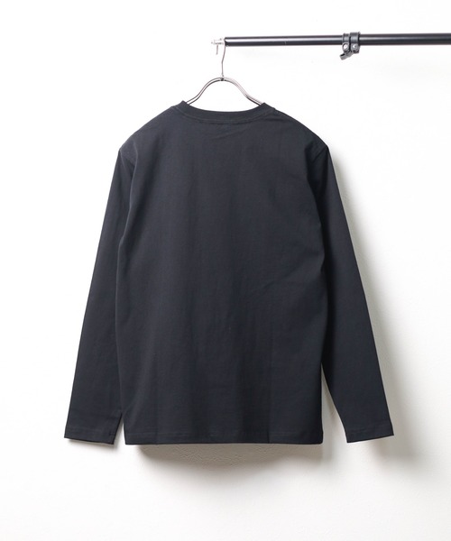 NO WAY(ノーウェイ)の「/ミドルウェイト クルーネック刺繍ロングスリーブカットソー(Tシャツ/カットソー・メンズ・ブラック/ブルー/ホワイト・MEDIUM/LARGE)」の5枚目の写真
