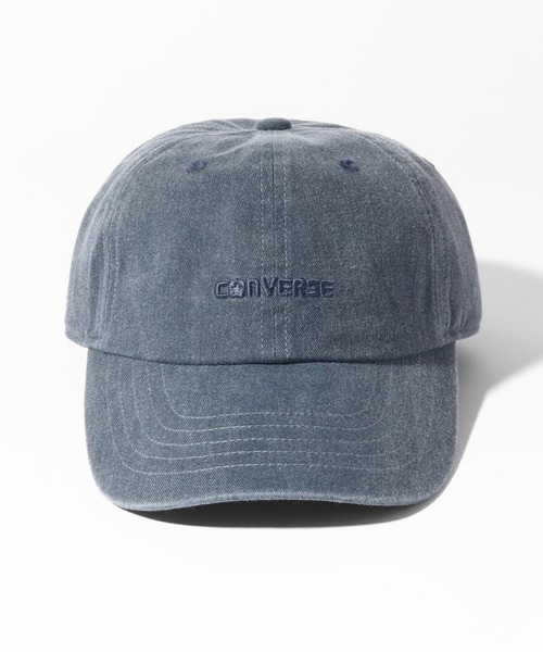 CONVERSE（コンバース）の「【CONVERSE/コンバース】ピグメント ワンポイントロゴ ローキャップ（キャップ・メンズ・マスタード/オレンジ/グリーン/ピンク/ベージュ/ネイビー/ライトブルー/ブラック・FREE）」の6枚目の写真