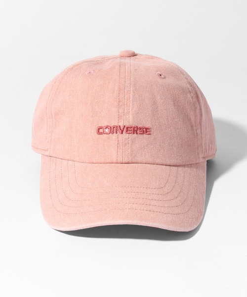 CONVERSE（コンバース）の「【CONVERSE/コンバース】ピグメント ワンポイントロゴ ローキャップ（キャップ・メンズ・マスタード/オレンジ/グリーン/ピンク/ベージュ/ネイビー/ライトブルー/ブラック・FREE）」の7枚目の写真