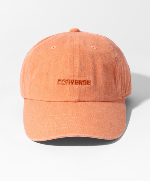 CONVERSE（コンバース）の「【CONVERSE/コンバース】ピグメント ワンポイントロゴ ローキャップ（キャップ・メンズ・マスタード/オレンジ/グリーン/ピンク/ベージュ/ネイビー/ライトブルー/ブラック・FREE）」の8枚目の写真