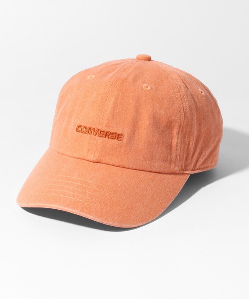 CONVERSE（コンバース）の「【CONVERSE/コンバース】ピグメント ワンポイントロゴ ローキャップ（キャップ・メンズ・マスタード/オレンジ/グリーン/ピンク/ベージュ/ネイビー/ライトブルー/ブラック・FREE）」の9枚目の写真