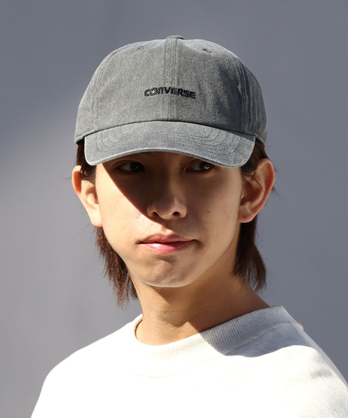 CONVERSE（コンバース）の「【CONVERSE/コンバース】ピグメント ワンポイントロゴ ローキャップ（キャップ・メンズ・マスタード/オレンジ/グリーン/ピンク/ベージュ/ネイビー/ライトブルー/ブラック・FREE）」の19枚目の写真