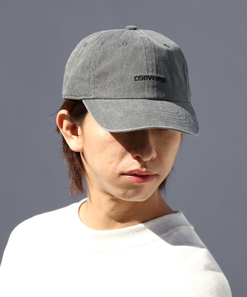 CONVERSE（コンバース）の「【CONVERSE/コンバース】ピグメント ワンポイントロゴ ローキャップ（キャップ・メンズ・マスタード/オレンジ/グリーン/ピンク/ベージュ/ネイビー/ライトブルー/ブラック・FREE）」の20枚目の写真