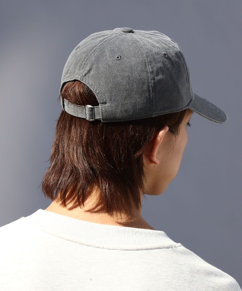 CONVERSE（コンバース）の「【CONVERSE/コンバース】ピグメント ワンポイントロゴ ローキャップ（キャップ・メンズ・マスタード/オレンジ/グリーン/ピンク/ベージュ/ネイビー/ライトブルー/ブラック・FREE）」の13枚目の写真