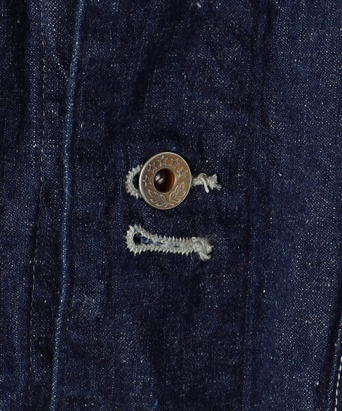 orSlow(オアスロウ)の「Orslow/オアスロウ 1940S COVERALL/カバーオール(デニムジャケット・メンズ・ネイビー/インディゴブルー・3/2/1)」の5枚目の写真